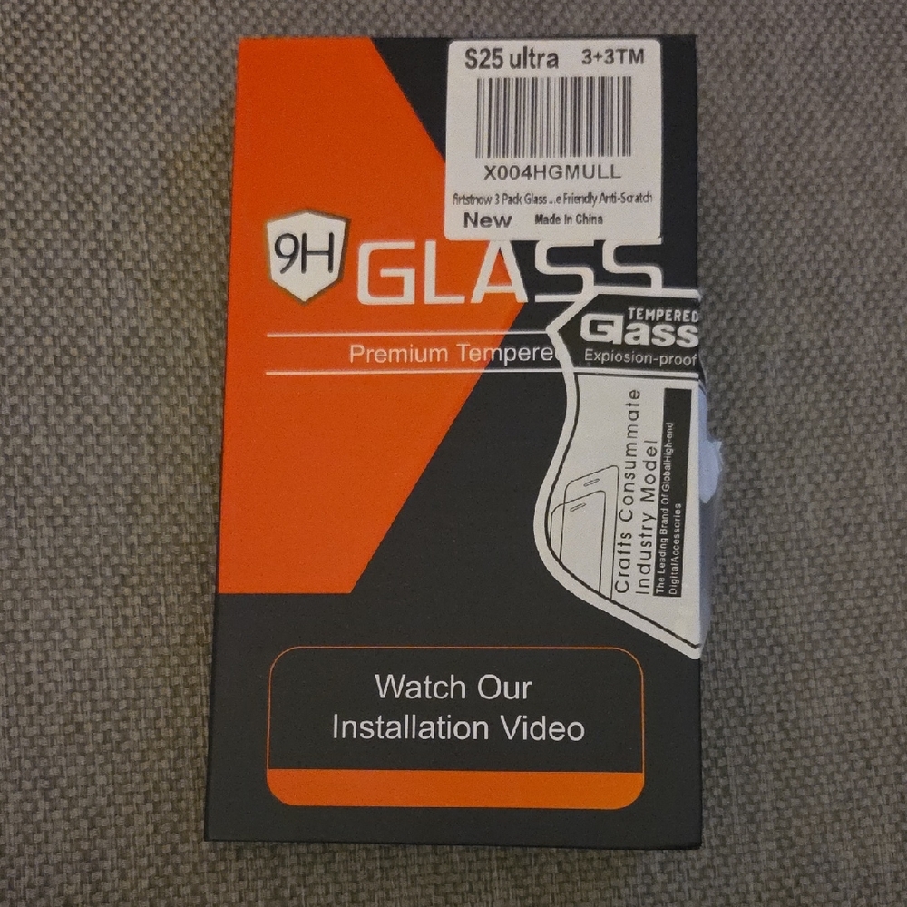 Premium Tempered Screen Protector - Black